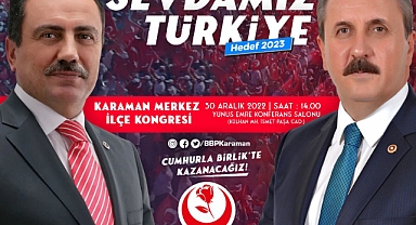 BBP Partisi Merkez İlçe Kongresi 30 Aralık’ta