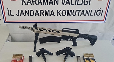 Evden cephanelik çıktı