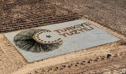Karaman'da Türkiye Yüzyılı logosu oluşturuldu!