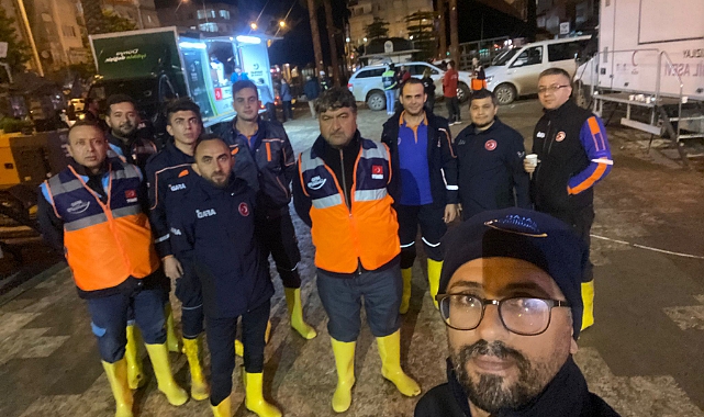 Karaman'dan Antalya'ya Destek Ekibi Gönderildi
