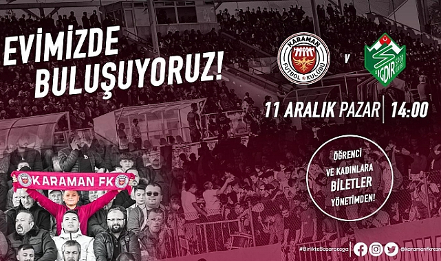 Karaman FK'dan "Birlik ve Beraberlik İçerisinde Kemal Kaynaş'ta Olalım" Çağrısı