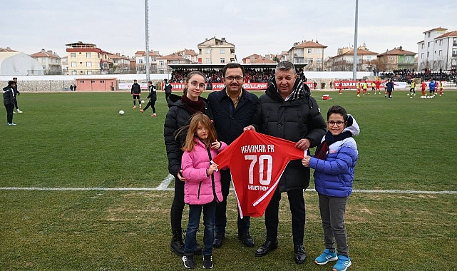 Karaman FK Yönetiminden Fındık Ailesine Anlamlı Hediye