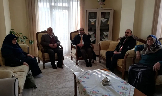 Karaman Müftüsü Gürbüz ve Eşinden Şehit Ailesine Ziyaret