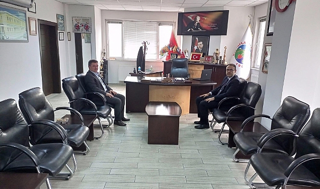 Kaymakam Bilgiç’ten Başkan İpek’e ziyaret