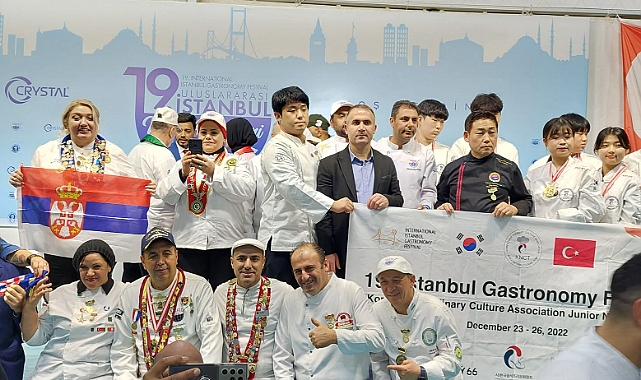 KMÜ, 'Uluslararası İstanbul Mutfak Günleri'nde Dünya Birincisi Oldu