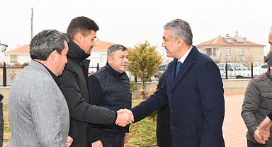 Vali Akkoyun, Çakırbağ köyünü ziyaret etti