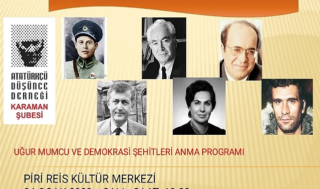 ADD’den Uğur Mumcu Ve Demokrasi Şehitlerini Anma Gecesi