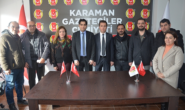 Akdoğan ve Yılmaz'dan Gazetecilere Ziyaret