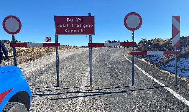Ayrancı-Erdemli Yolu Araç Trafiğine Kapatıldı