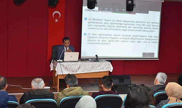 Çalışkan, "Sizlerin yetiştireceği aklıselim, vicdanlı ve vatanını seven öğrencilere bu ülkenin ihtiyacı var"