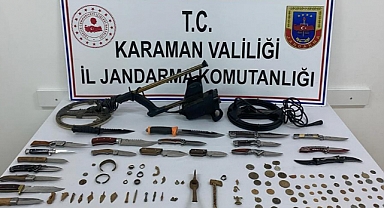Jandarma'nın SİDAMARA Operasyonunda 740 Parça Tarihi Eser Ele Geçirildi