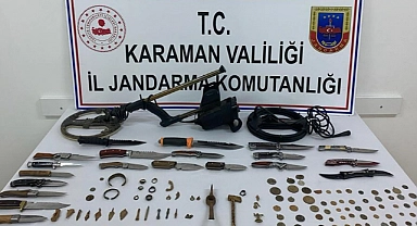 Jandarma'nın SİDAMARA Operasyonunda 740 Parça Tarihi Eser Ele Geçirildi