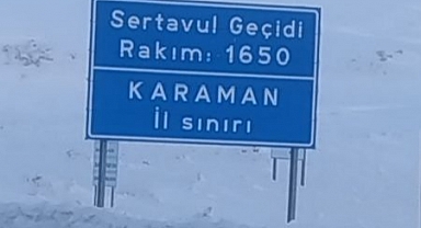 Karaman-Mut Karayolu Trafiğe Açıldı