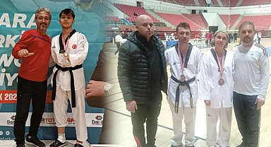 Para Tekvando Türkiye Şampiyonasında Karaman'a 3 Bronz Madalya