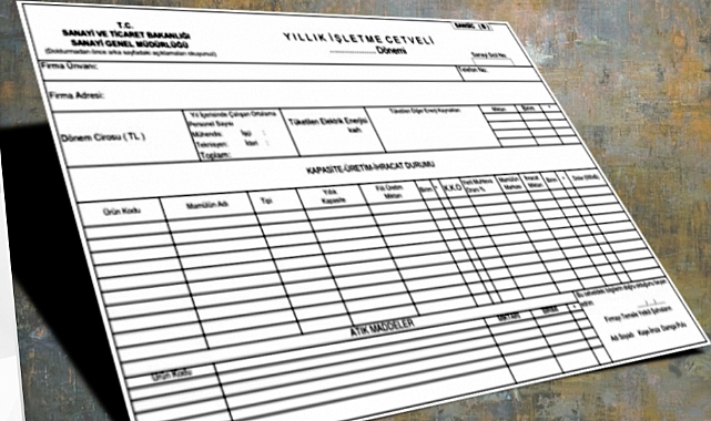 Yıllık İşletme Cetvelini Elektronik Ortama Girmeyene 5 Bin 252 TL Para Cezası Uygulanacak