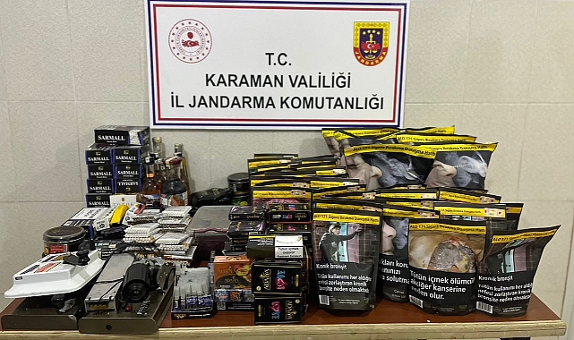 Jandarma'dan kaçak tütün ve sigara operasyonu