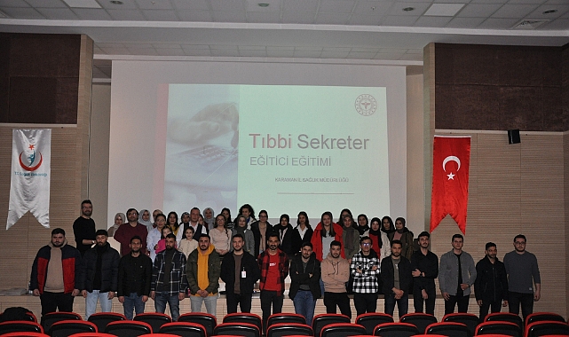 Karaman'a Yeni Atanan Tıbbi Sekreterler Eğitimlerini Tamamlayıp Göreve Başladı