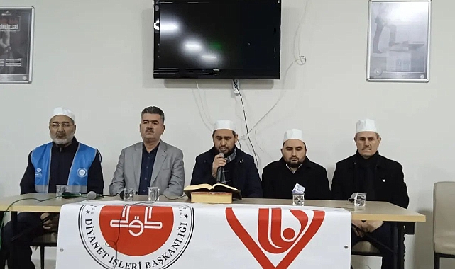 Karaman'da Miraç kandili programı düzenlendi