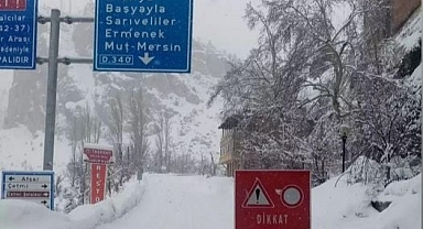 Karaman’da Trafiğe Kapalı Yollar