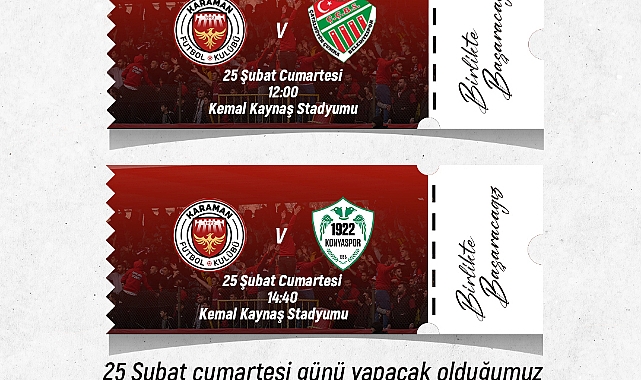 Karaman FK Hazırlık Maçlarının Bilet Gelirini Depremzedelere Bağışlayacak