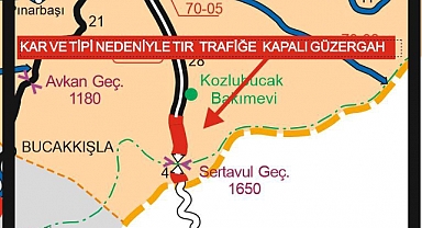 Karaman-Mut Devlet yolu yine kapandı