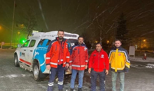 Karaman Sağlık ekibi deprem bölgesinde