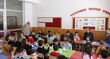 Kazımkarabekir'de Okul Öncesinde Ücretsiz Yemek Uygulaması Başladı