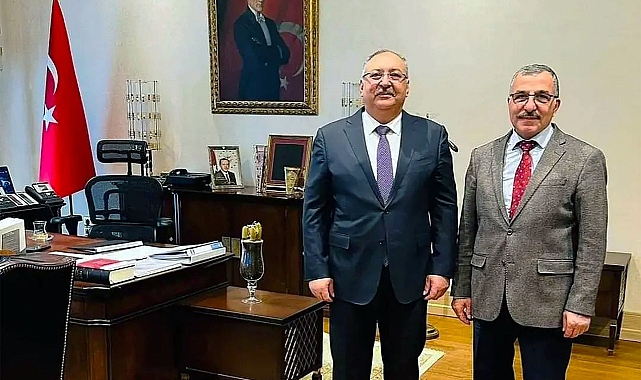 Rektör Gavgalı, Başkentte Kıratlı, Sağlam ve Elvan'la görüştü
