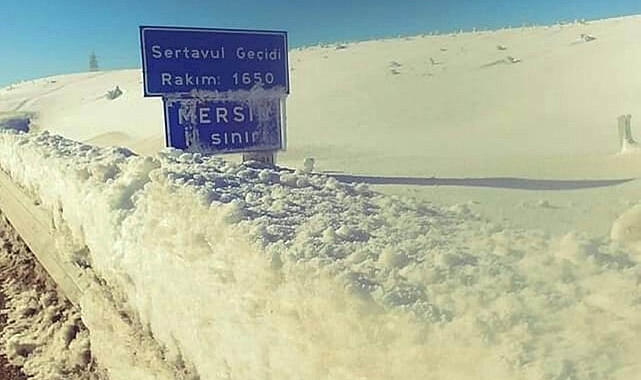 Sertavul Geçidi Araç Trafiğine yeniden açıldı