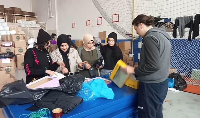 Var olun Gençler…  YARDIM İÇİN SEFERBER OLDULAR
