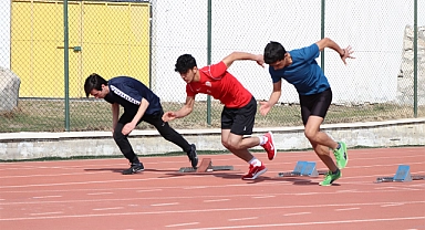 Karaman'da atletizm il birinciliği müsabakaları yapıldı