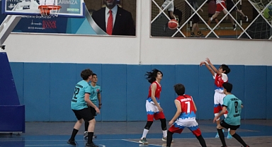 Karaman'da basketbolcuların performansı göz doldurdu