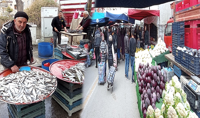 Karaman'da Semt Pazarında Bu Haftanın Meyve, Sebze ve Balık Fiyatları