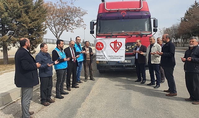 Karaman'dan Hatay'a uzanan 'iyilik' yolu