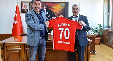 Karaman Fk Başkanı Han'dan Rektör Gavgalı'ya Ziyaret