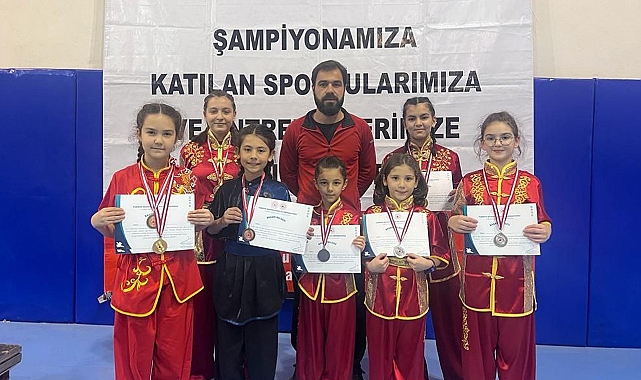 Karaman Wushu Kung Fu Takımından Madalya Yağmuru