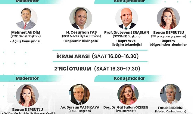 KGK 'Deprem Paneli' düzenliyor