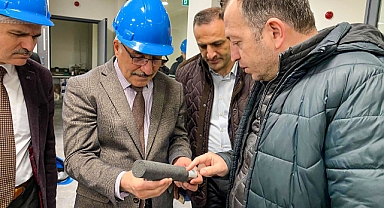 Rektör Gavgalı Seydişehir Eti Alüminyum Tesislerinde İncelemelerde Bulundu