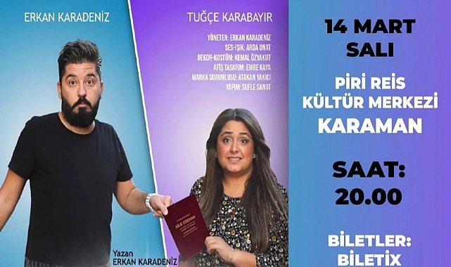 Ruh Öküzüm Adlı Oyun 14 Mart'ta Karaman'da