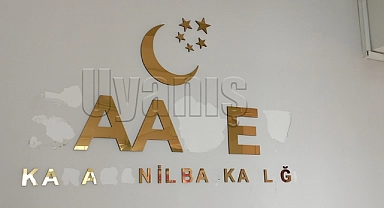 Saadet Partisi Karaman İl Başkanlığının tabelasına zarar veren şüpheli yakalandı