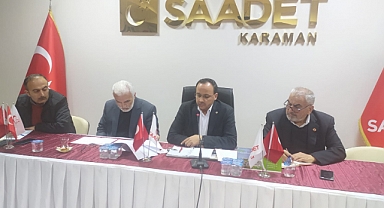Saadet Partisi Karaman Teşkilatı Seçim Startını Verdi