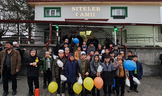 Siteler Camisinde sabah namazı buluşması gerçekleşti
