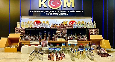 Sahte içki operasyonunda 3 kişiye adli işlem yapıldı