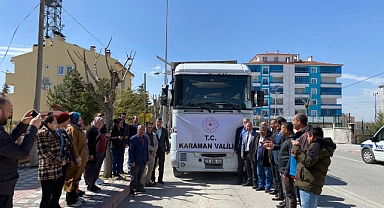 Ayrancı'dan deprem bölgesine destek 
