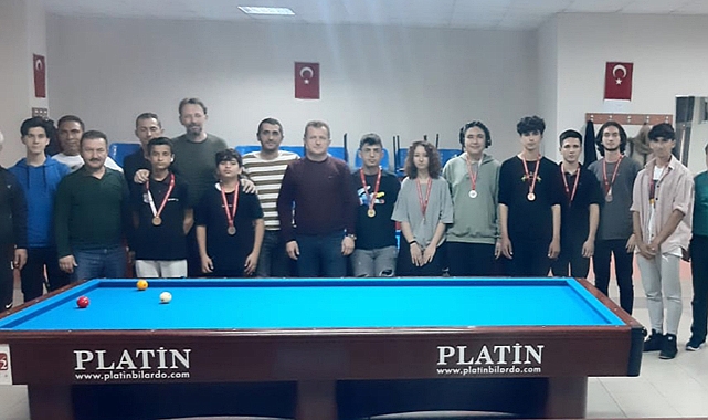 Bilardo İl Birinciliği müsabakaları sona erdi