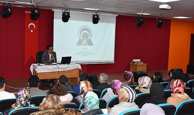 ÇEDES Projesinin İçeriği ve Amaçları Öğretmenlere Anlatıldı