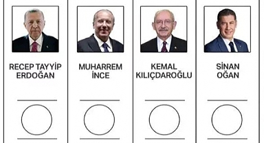 Cumhurbaşkanı adaylarının oy pusulasındaki yerleri belli oldu!