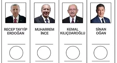 Cumhurbaşkanı adaylarının oy pusulasındaki yerleri belli oldu!