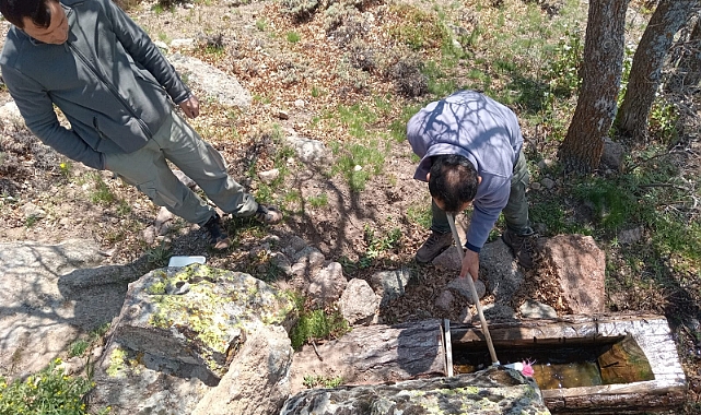 Ekolojik Su Pınarlarının bakım çalışması yapıldı