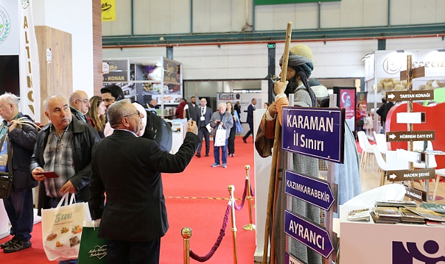 EMITT Fuarında Karaman Standı Büyük İlgi Görüyor